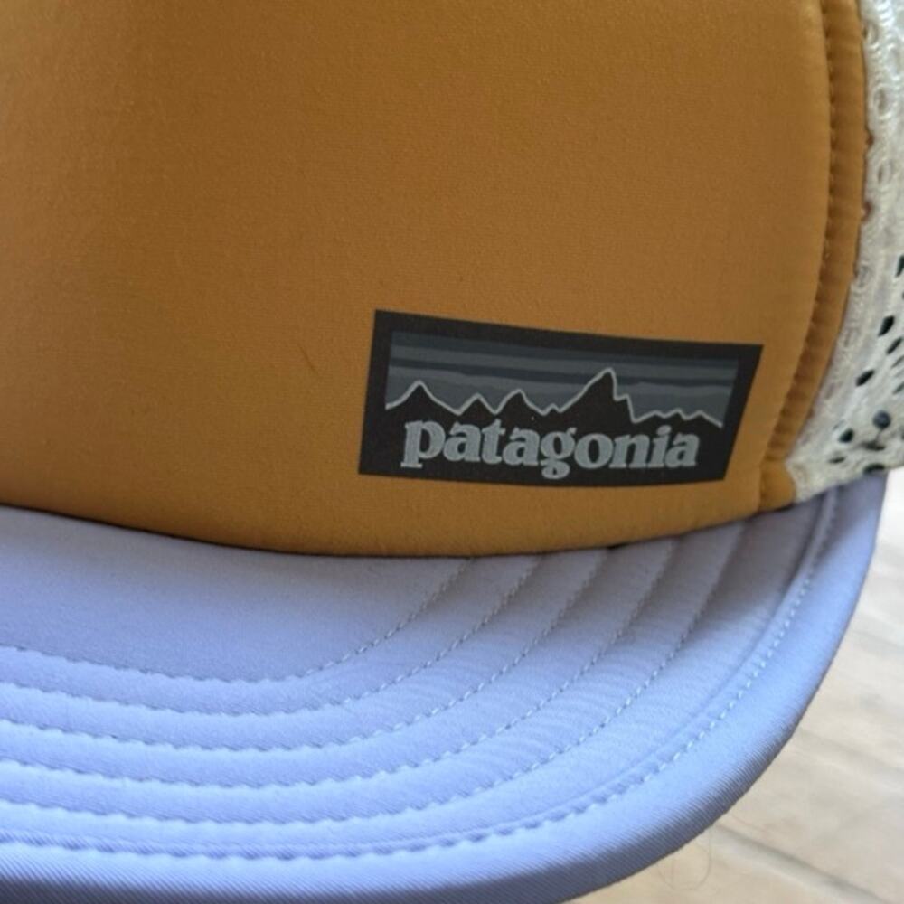 Patagonia Duckbill Trucker Hat NWOT Lavender Gold - Picture 2 of 6